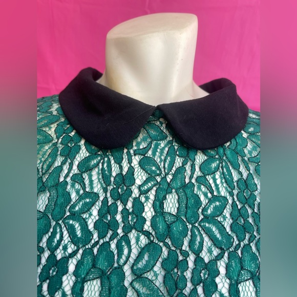 NWT Crochet see true green top with cap sleeves size XL - Picture 3 of 15